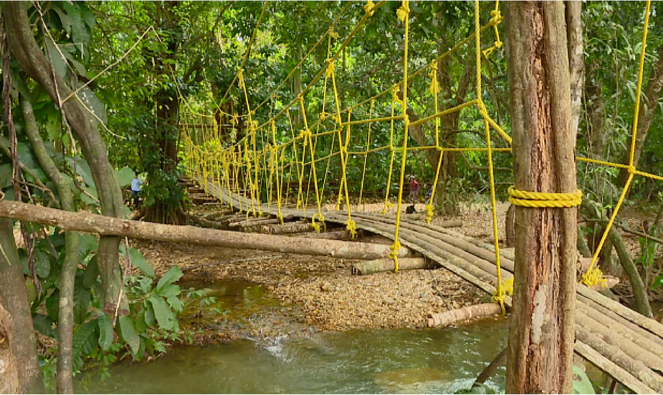 A Karnataka Villager Builds a Bridge to Help Children Go to School