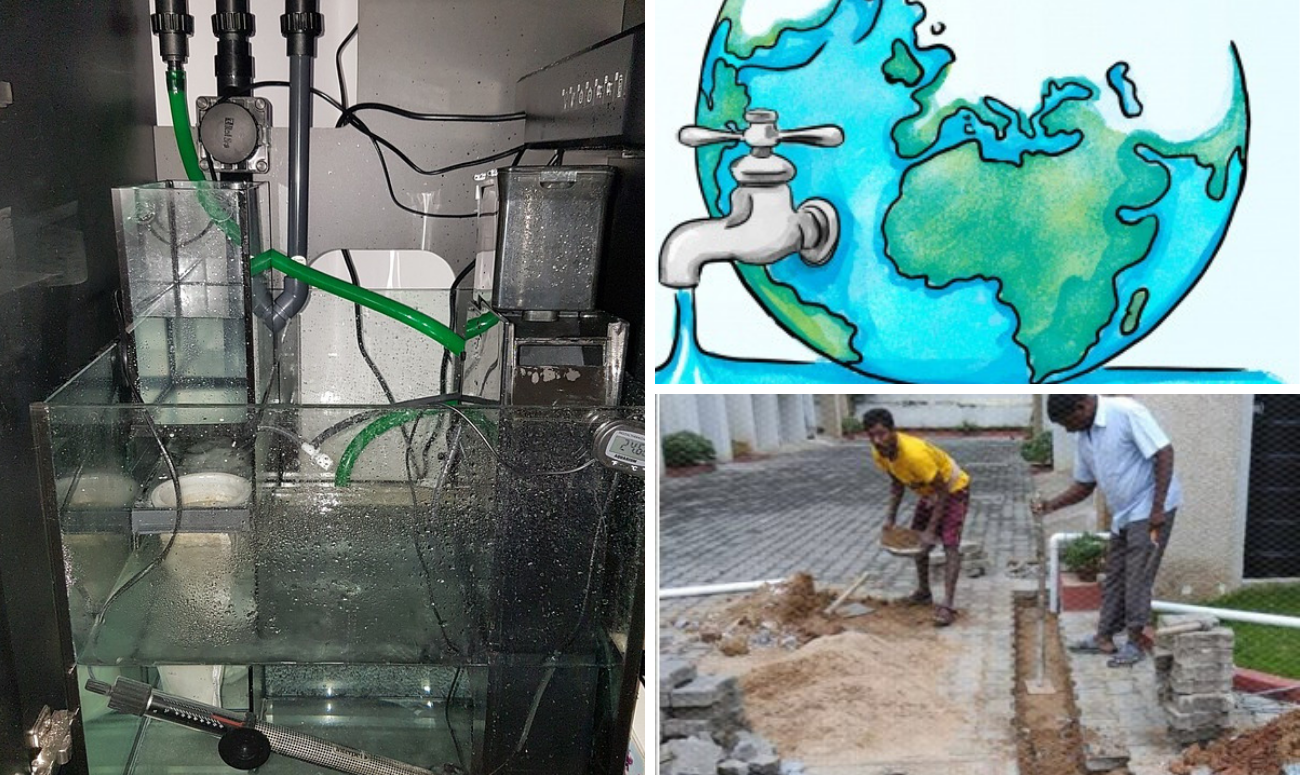 CHENNAI RESIDENTS SAVE ONE LAKH LITRES OF WATER