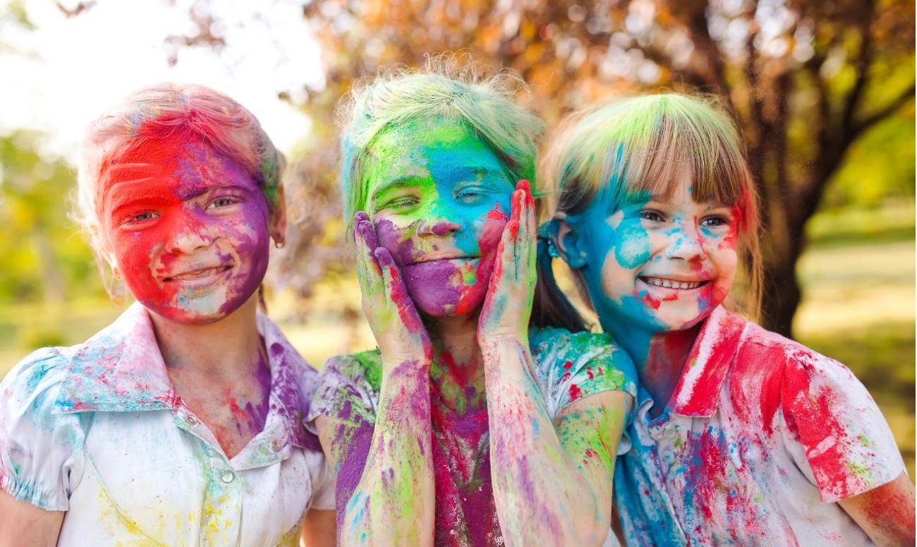 Playing Holi safely